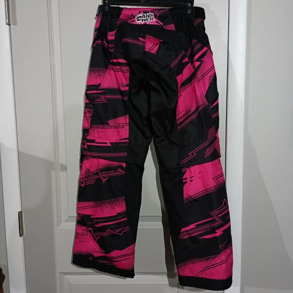 Answer Racing 2012 Women's Pant (Convertible) 6 EUC Pink & Black - Picture 2 of 10
